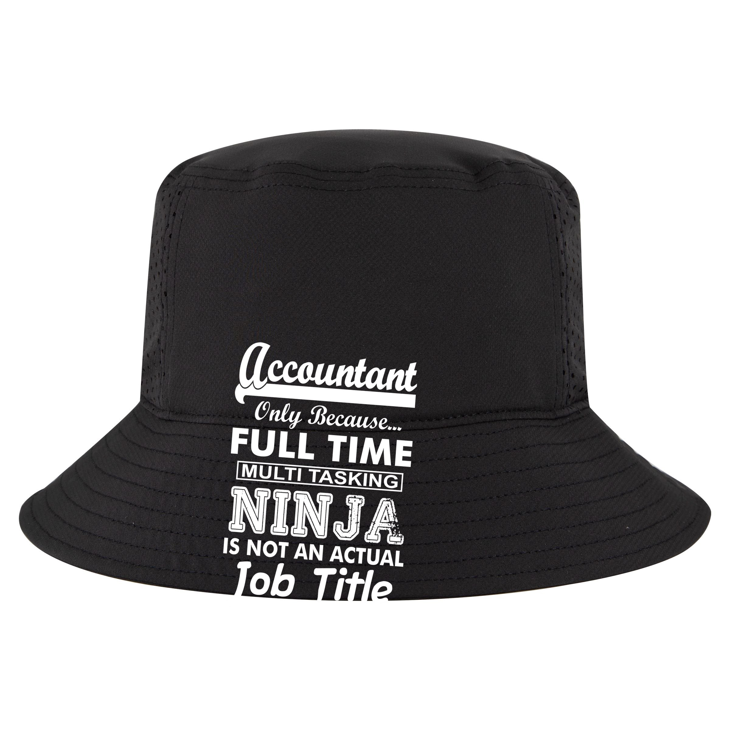 Funny Accountant Full Time Ninja Zip Tote Bag