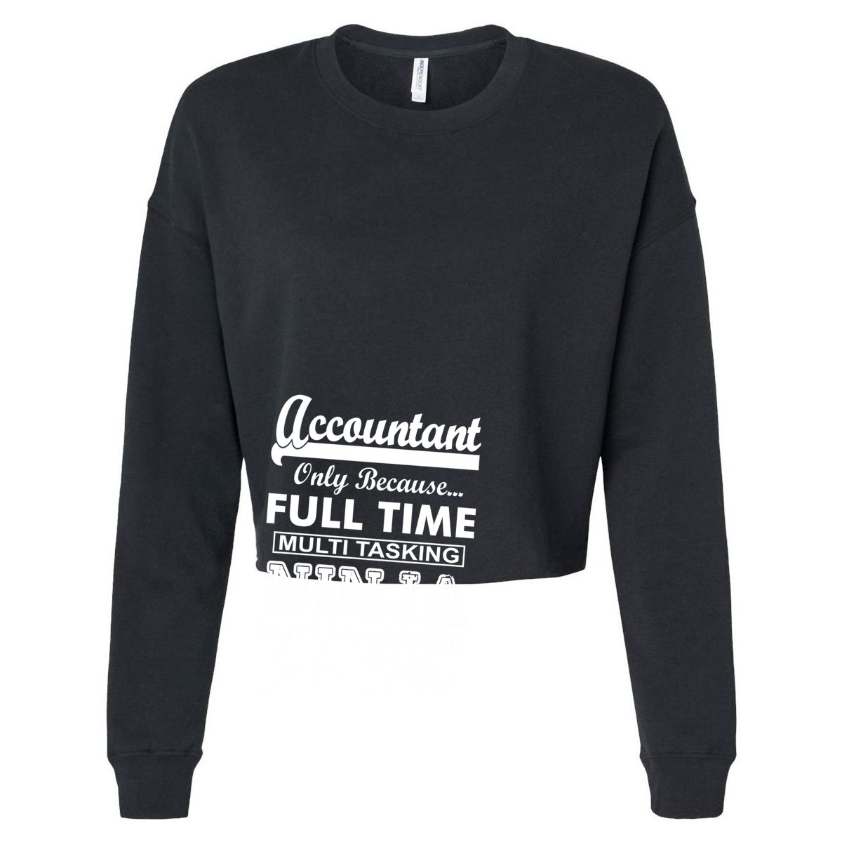 Funny Accountant Full Time Ninja Zip Tote Bag