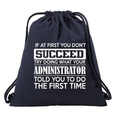 Funny Administrator Drawstring Bag