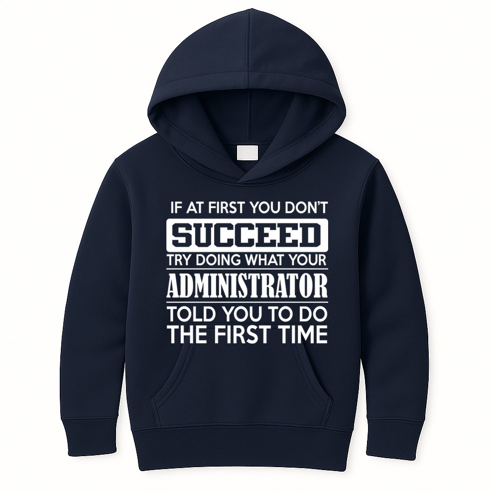 Funny Administrator Kids Hoodie