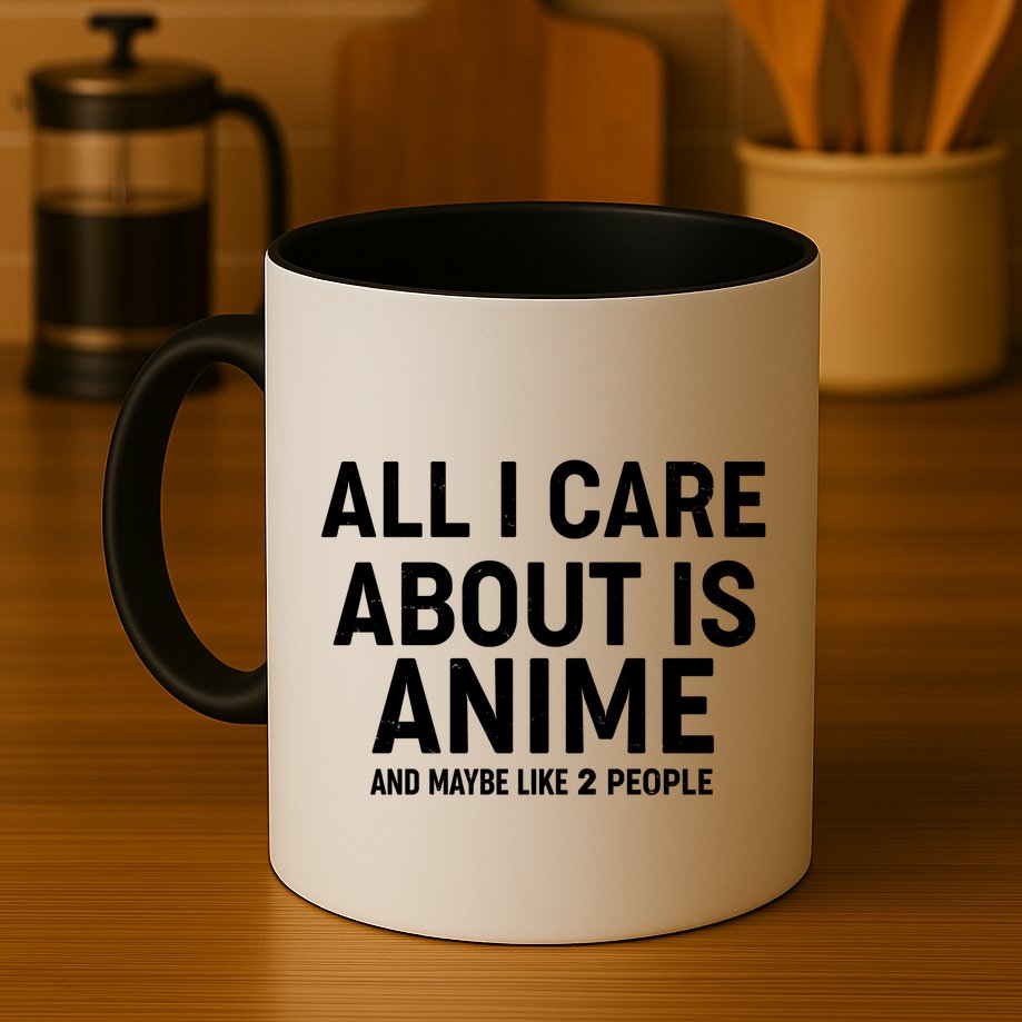 Funny All I Care About is Anime and Maybe Like 2 People Mug