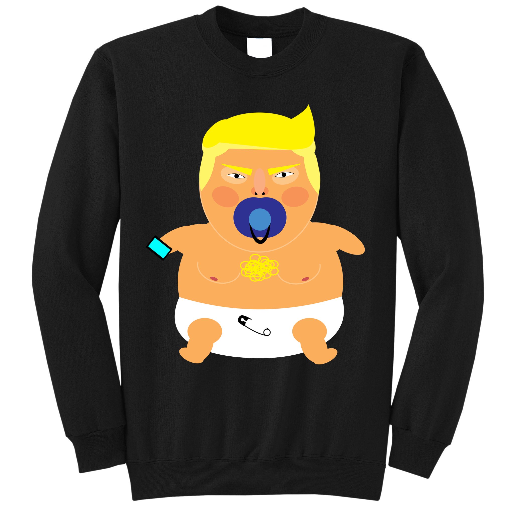 Funny Angry Baby Trump Balloon Sweatshirt