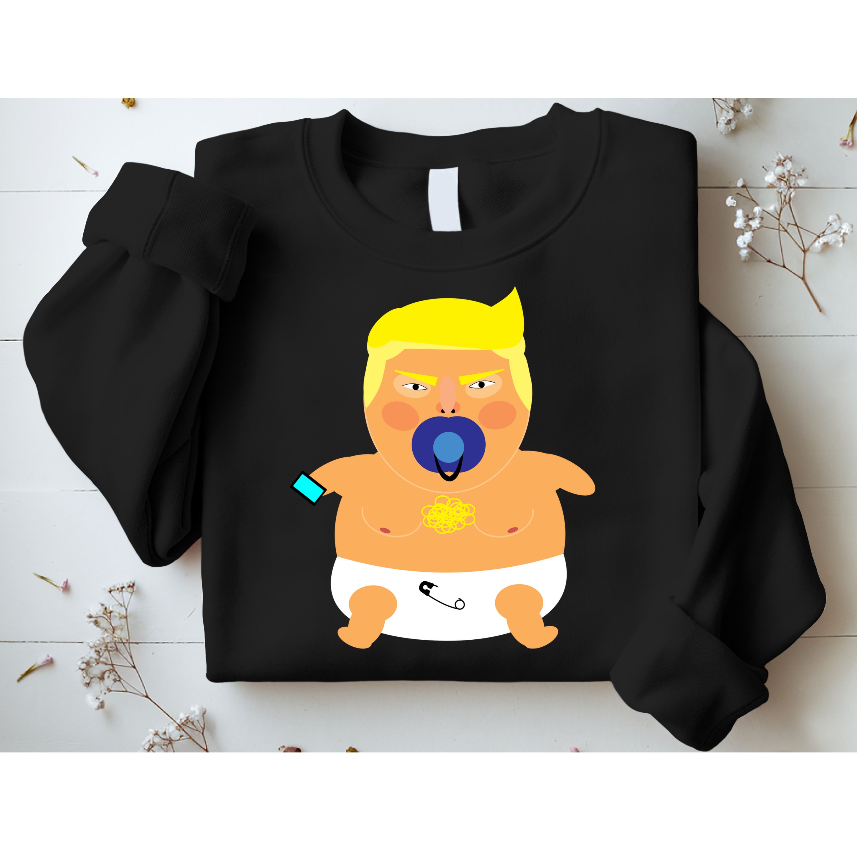 Funny Angry Baby Trump Balloon Sweatshirt