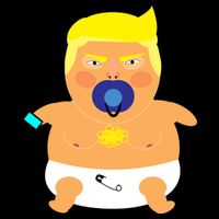 Funny Angry Baby Trump Balloon Sweatshirt