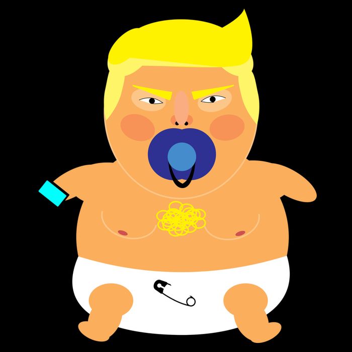 Funny Angry Baby Trump Balloon Sweatshirt