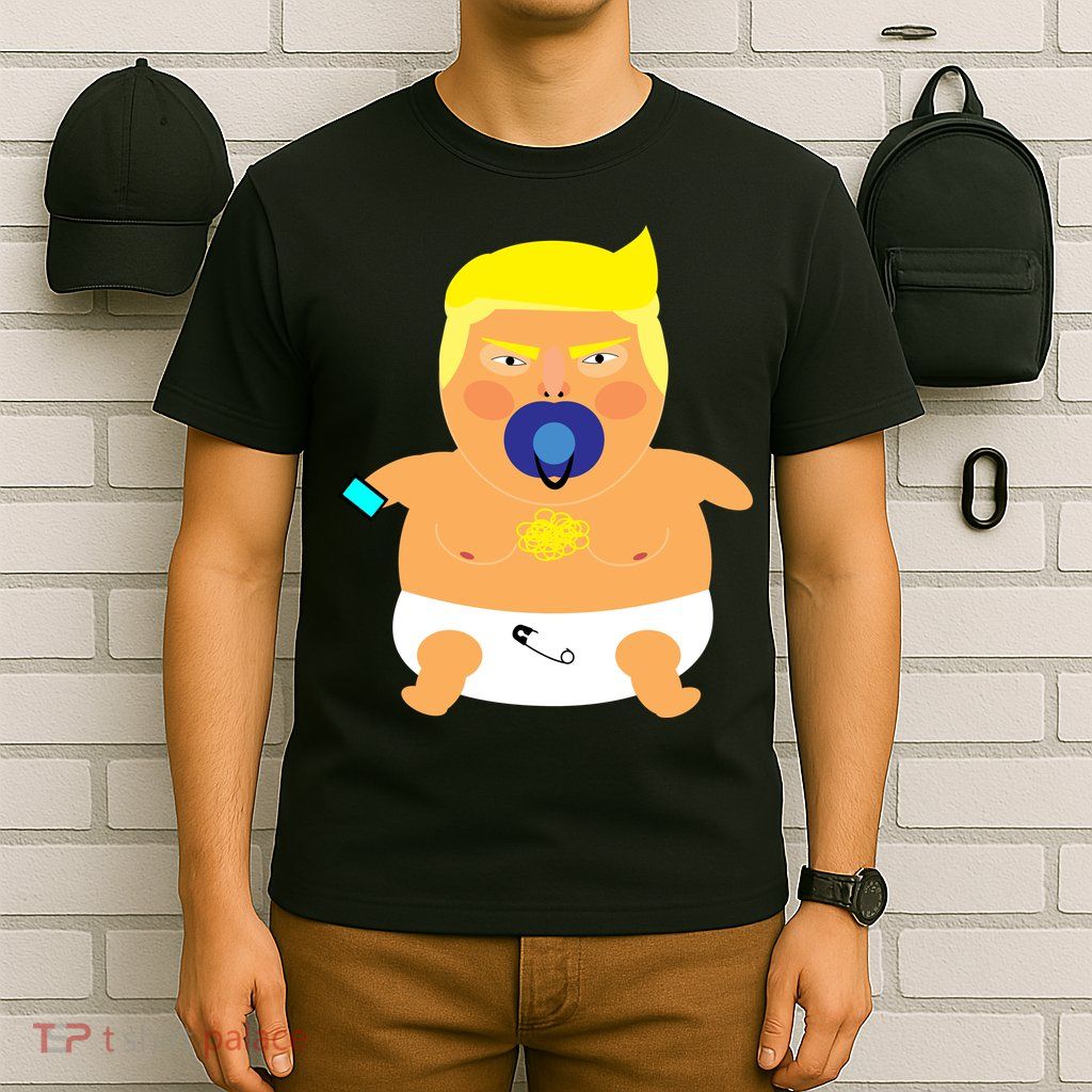 Funny Angry Baby Trump Balloon T-Shirt