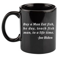 Funny Anti Joe Biden Quote Stumbles His Words 11oz C Handle Ceramic Mug