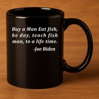 Funny Anti Joe Biden Quote Stumbles His Words 11oz C Handle Ceramic Mug