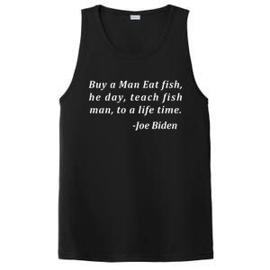 Funny Anti Joe Biden Quote Stumbles His Words PosiCharge Competitor Tank