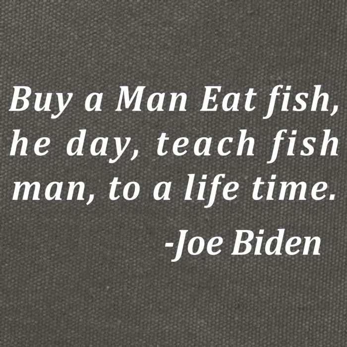 Funny Anti Joe Biden Quote Stumbles His Words Cotton Canvas Backpack