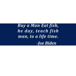 Funny Anti Joe Biden Quote Stumbles His Words Bumper Sticker