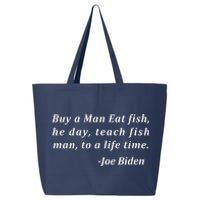 Funny Anti Joe Biden Quote Stumbles His Words 25L Jumbo Tote