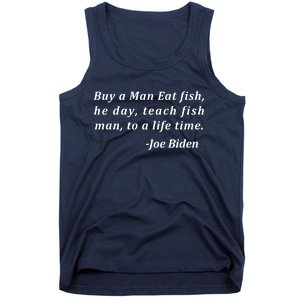 Funny Anti Joe Biden Quote Stumbles His Words Tank Top