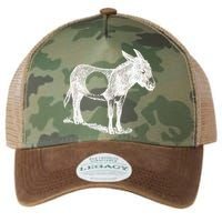 Funny Asshole Donkey Legacy Tie Dye Trucker Hat