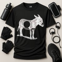 Funny Asshole Donkey Cooling Performance Crew T-Shirt