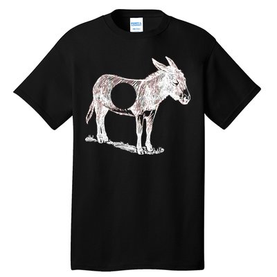 Funny Asshole Donkey Tall T-Shirt