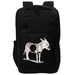 Funny Asshole Donkey Impact Tech Backpack