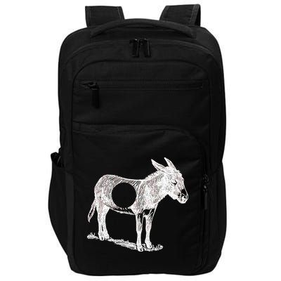 Funny Asshole Donkey Impact Tech Backpack