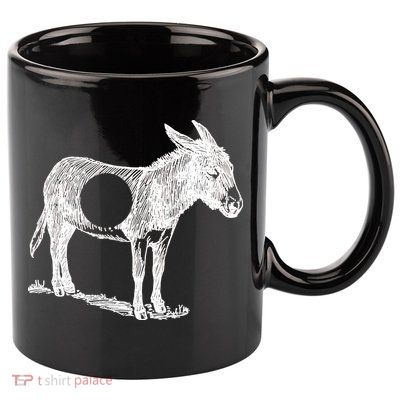 Funny Asshole Donkey 11oz C Handle Ceramic Mug