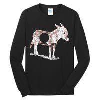 Funny Asshole Donkey Tall Long Sleeve T-Shirt