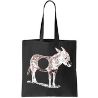 Funny Asshole Donkey Tote Bag