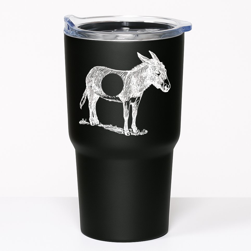 Funny Asshole Donkey Tumbler
