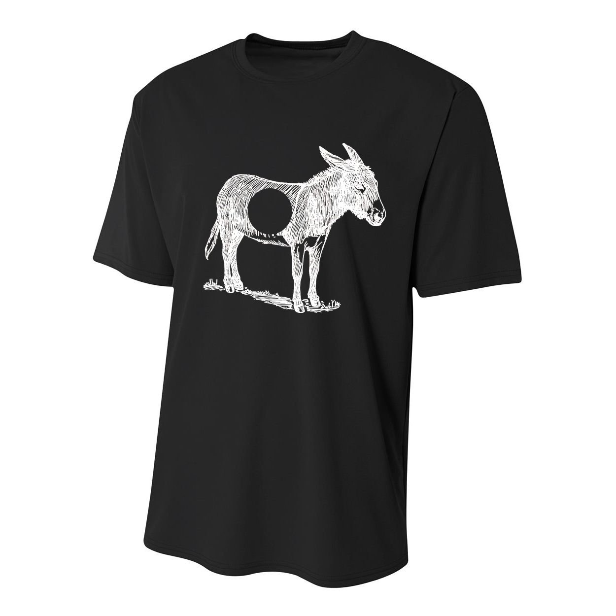Funny Asshole Donkey Youth Performance Sprint T-Shirt