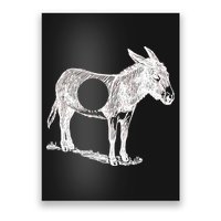 Funny Asshole Donkey Poster