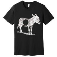 Funny Asshole Donkey Premium T-Shirt