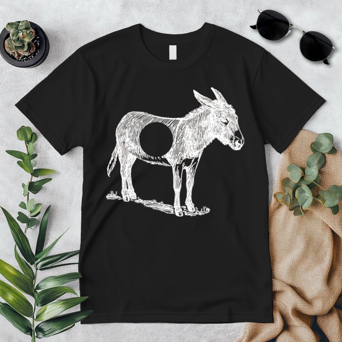 Funny Asshole Donkey Premium T-Shirt