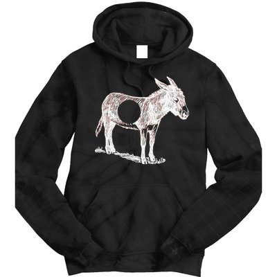 Funny Asshole Donkey Tie Dye Hoodie