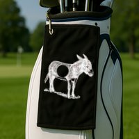 Funny Asshole Donkey Golf Towel