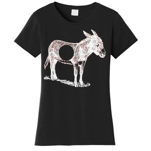 Funny Asshole Donkey Women's T-Shirt