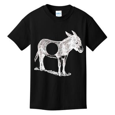 Funny Asshole Donkey Kids T-Shirt