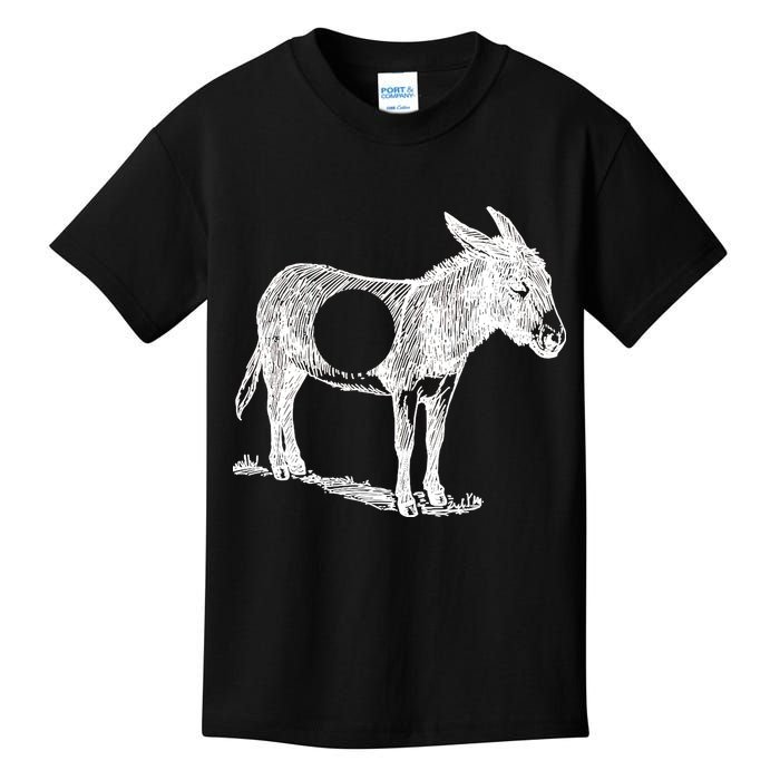 Funny Asshole Donkey Kids T-Shirt