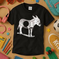 Funny Asshole Donkey Kids T-Shirt