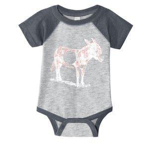 Funny Asshole Donkey Infant Baby Jersey Bodysuit