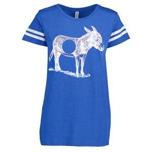 Funny Asshole Donkey Enza Ladies Jersey Football T-Shirt