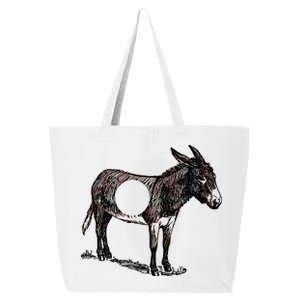 Funny Asshole Donkey 25L Jumbo Tote