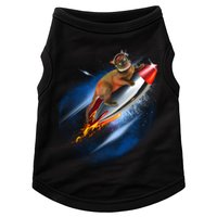 Funny Astronaut Cat Blasting Off In Space Doggie Tank