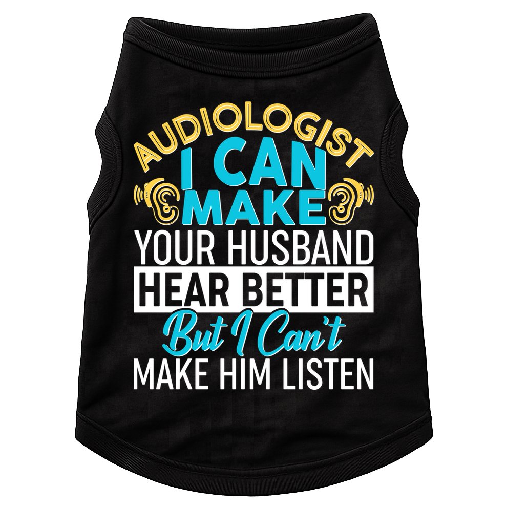 Funny Audiologist Doggie Tank