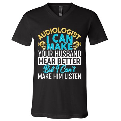 Funny Audiologist V-Neck T-Shirt