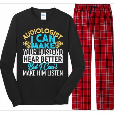 Funny Audiologist Long Sleeve Pajama Set