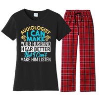 Funny Audiologist Women's Flannel Pajama Set