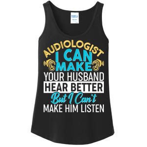 Funny Audiologist Ladies Essential Tank