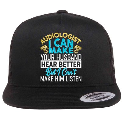 Funny Audiologist Flatbill Hat