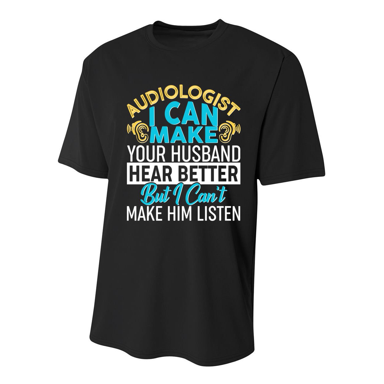 Funny Audiologist Youth Performance Sprint T-Shirt