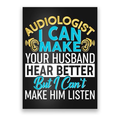 Funny Audiologist Poster
