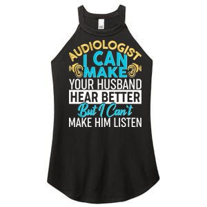 Funny Audiologist Women's Perfect Tri Rocker Tank