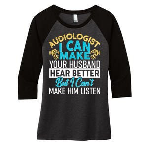 Funny Audiologist Women's Tri-Blend 3/4-Sleeve Raglan Shirt